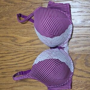 Cacique Lace Lightly Lined Balconette Bra - Size